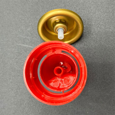 شراء فوهة توزيع موس الشعر الدوارة الآمنة 360 درجة للمسافرين والتصفيف أثناء التنقل مع غطاء قفل مانع للتسرب التصنيع عبر الإنترنت