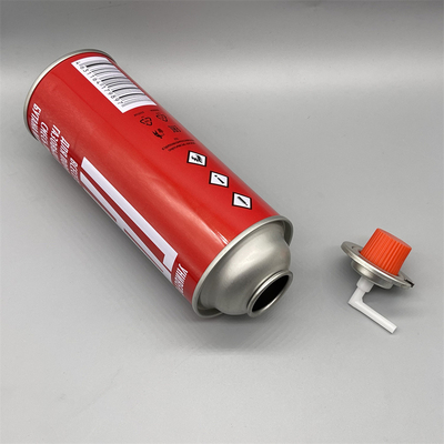 شراء  Butane Gas Can Straight Wall Diameter 65X158mm Refillable Aerosol Tin Can التصنيع عبر الإنترنت