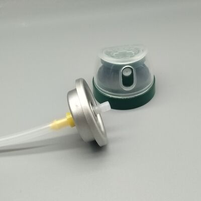 شراء صمام رذاذ الجسم المزيل للشمس صمام الأيروسول لتغليف العناية الشخصية مع توزيع الضباب الدقيق وتصميم مضاد للتسرب التصنيع عبر الإنترنت