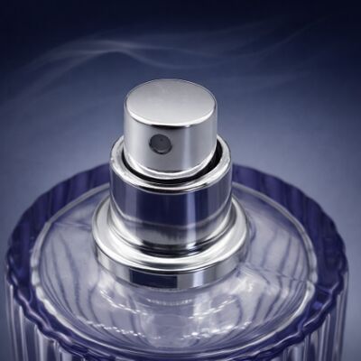 شراء مضخة بخاخ عطر فضية أنيقة مع خيارات للياقة التصنيع عبر الإنترنت