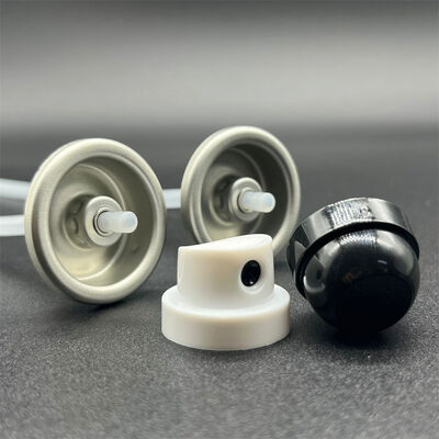 صمام بخاخ مزيل العرق للجسم مصمم لعلب الأيروسول للعناية الشخصية