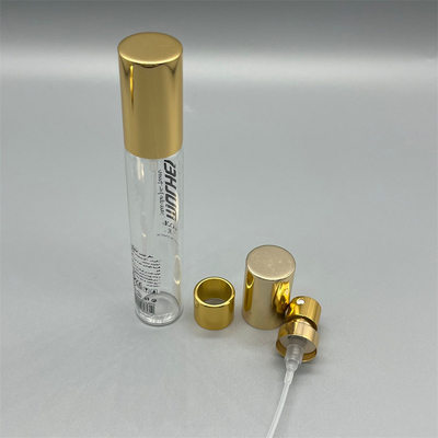 علبة العطور الذهبية الفاخرة مضخة عطر أنيق