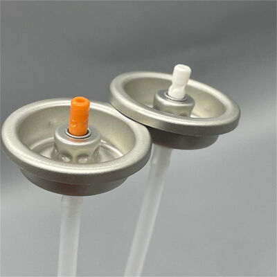 صمام بخاخ بسعر المصنع مع مشغل وأنبوب أحمر طويل لمنظف المكربن ​​صنع في الصين