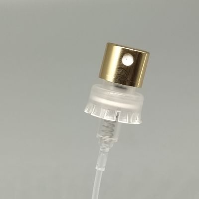 مضخة العطور الذهبية الموزعة مع الختم الآمن للزجاجات العطرية الممتازة